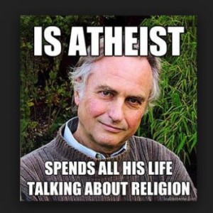 Dawkins, biologiste fervent défenseur de l'athéisme