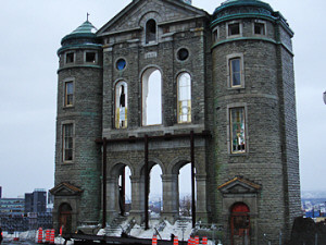La façade de l'Église St-Vincent-de-Paul, à Québec | Photo : Martin Labbé